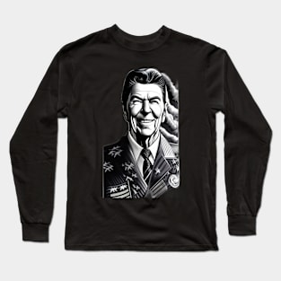 Ronald Reagan War Hero Long Sleeve T-Shirt